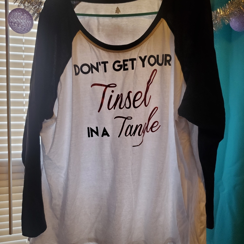 Holiday 3/4 sleeve top